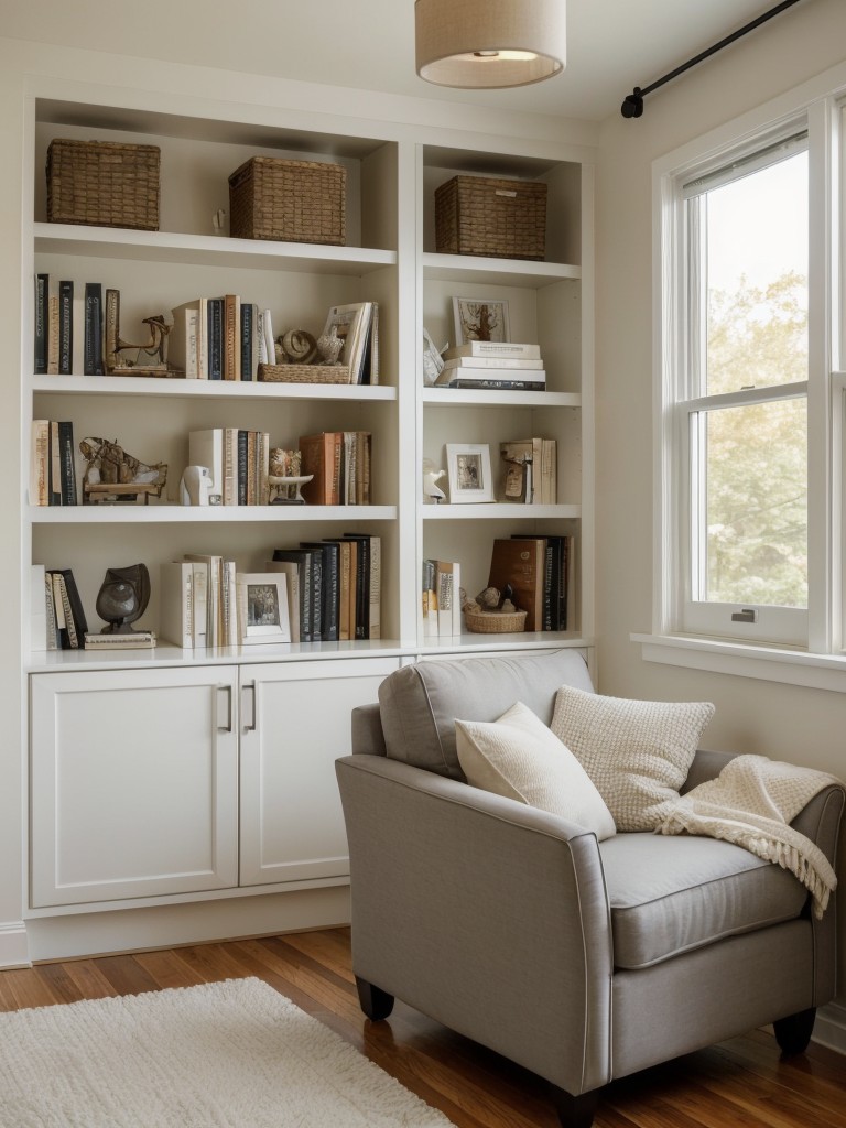 Small Bedroom Storage Hacks: Cozy Reading Nook Vibes!