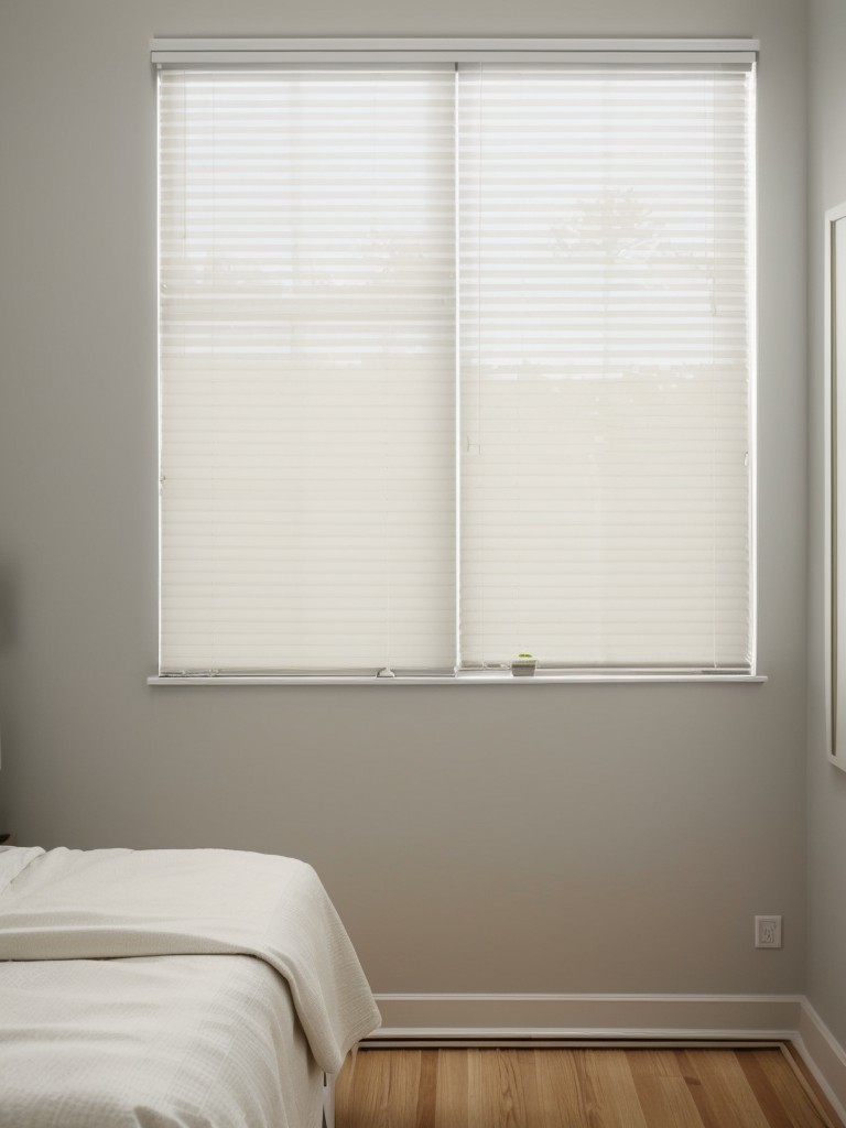 Maximize Small Bedroom Space with Minimalist Window Treatments