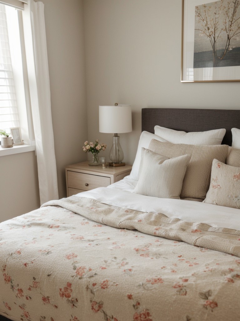 Cozy Bedroom Makeover: Elevate your small space with textured bedding