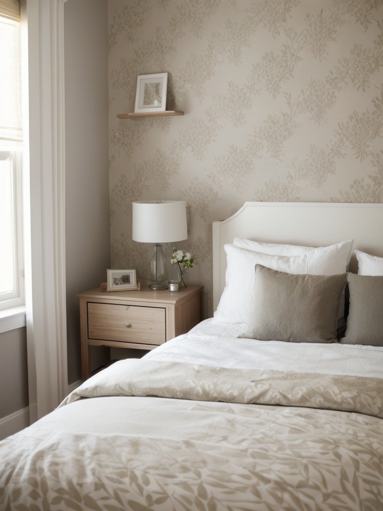 Tiny Bedroom Bliss: Transform with Wall Decals!