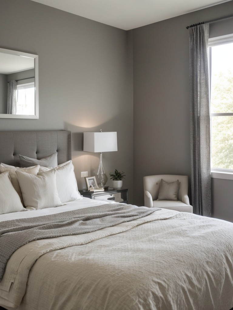 Cozy & Serene Bedroom Makeover: Monochrome Magic!