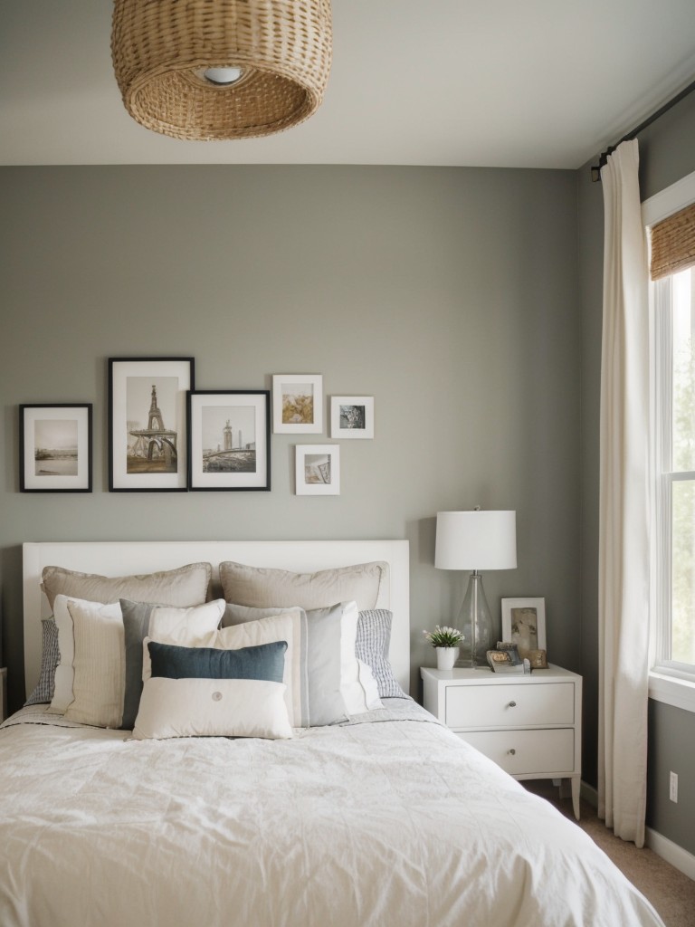 Gallery Wall Inspiration: Personalize Your Apartment Bedroom!