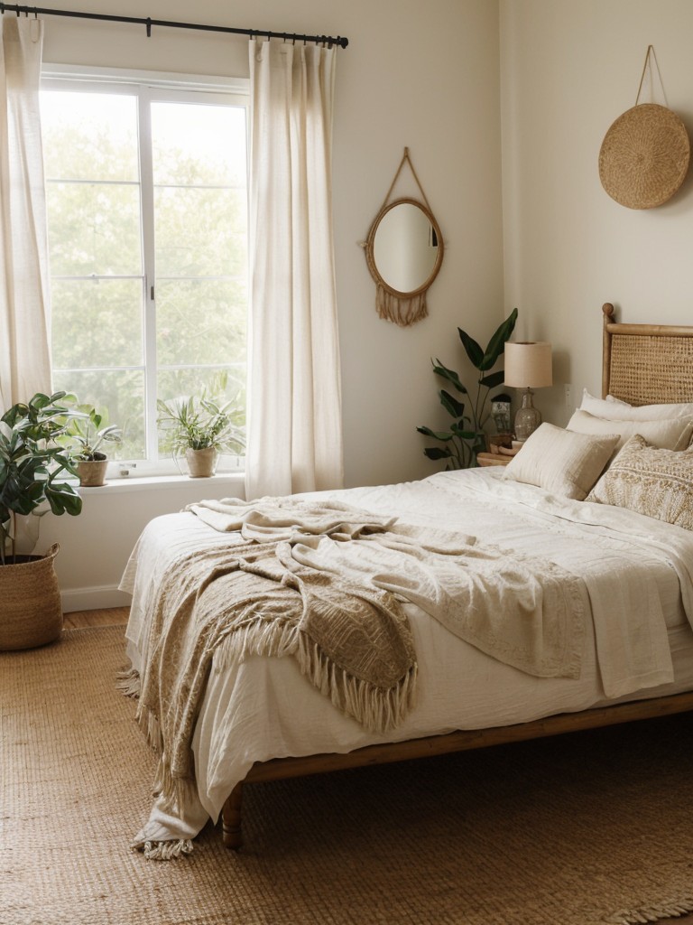 Chic Boho Bedroom: Create a Serene Oasis with Neutral Tones & Natural Elements