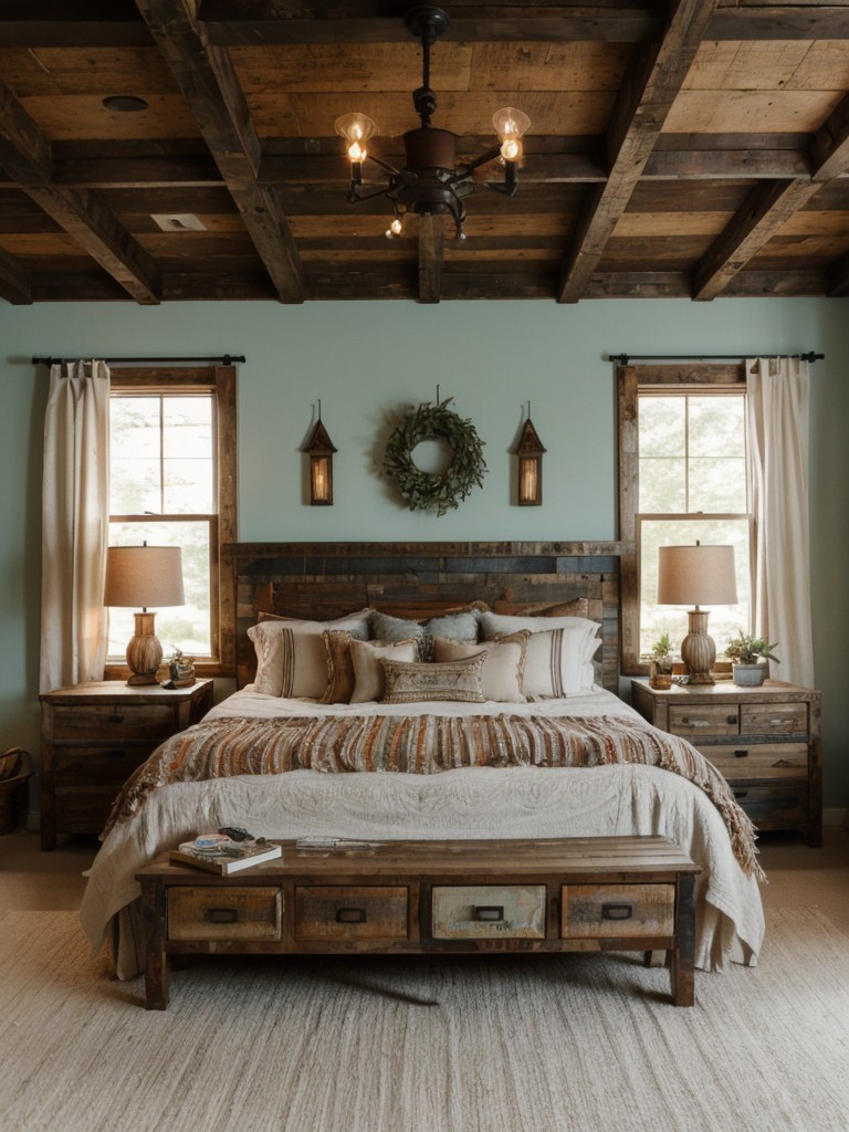 Boho Chic: Cozy Up Your Apartment with Rustic Charm.