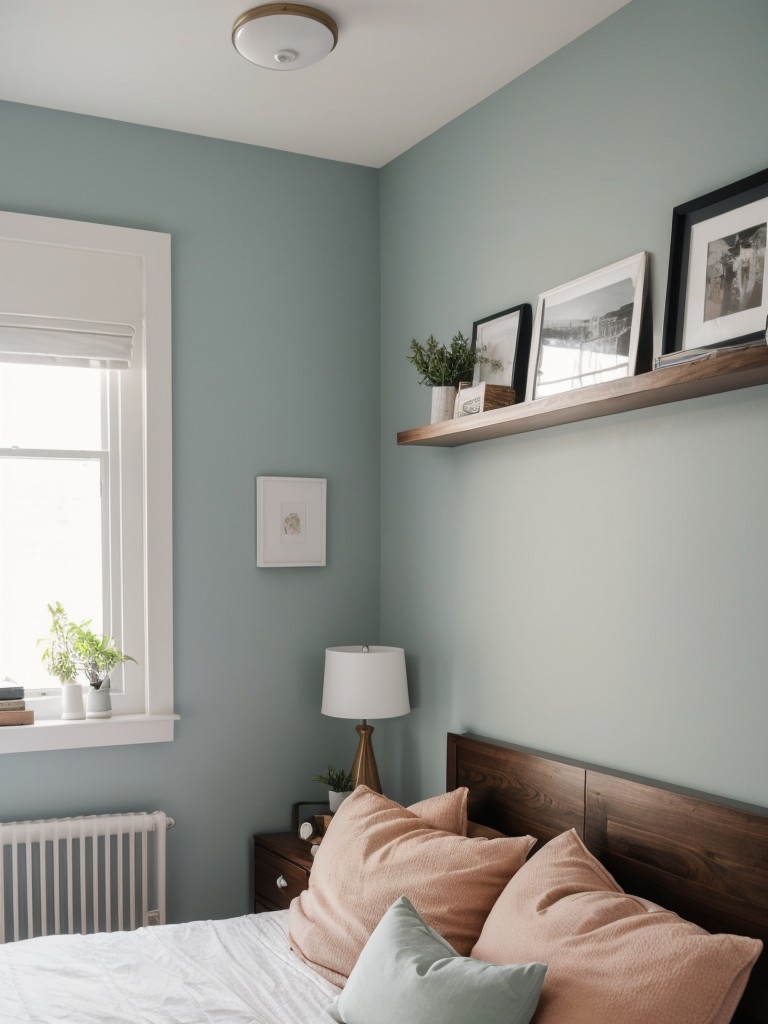 Maximize Your Small Bedroom with Floating Nightstands and Wall Shelves!