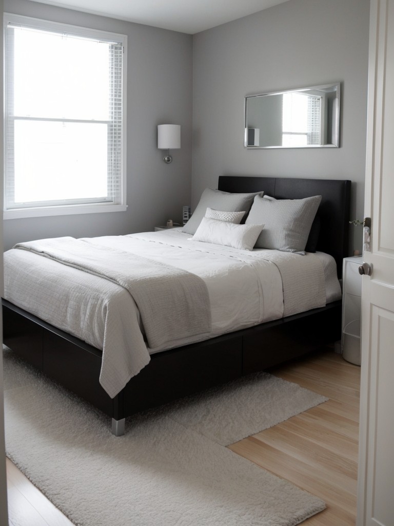 Tiny Bedroom, Tons of Style: Monochromatic Decor for an Expansive Look!