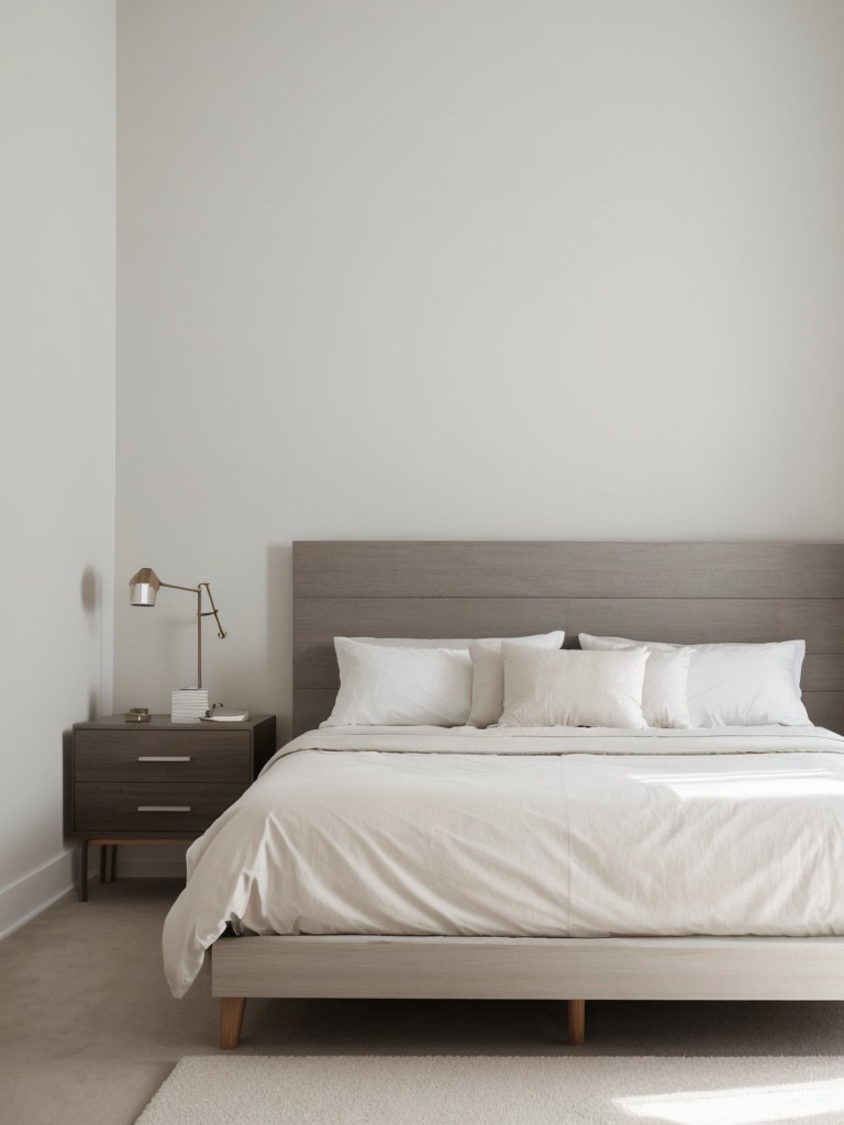 Minimalist Small Bedroom Decor: Sleek & Neutral