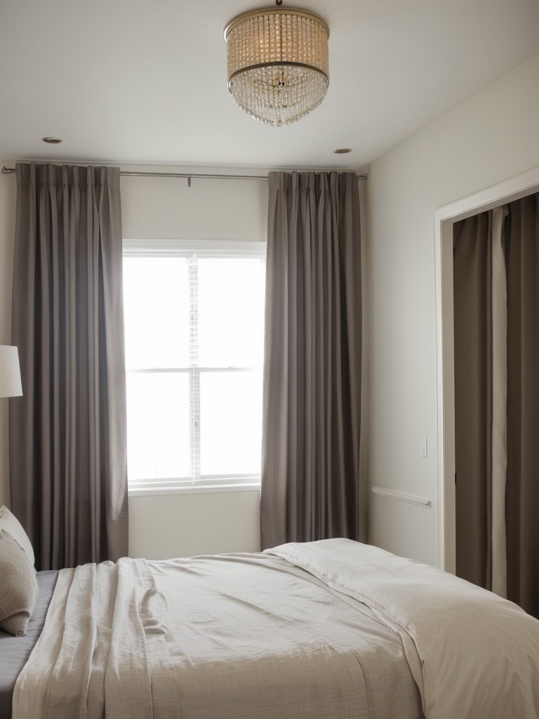 Maximize Space: Stylish Floor-Length Curtains for Small Bedrooms