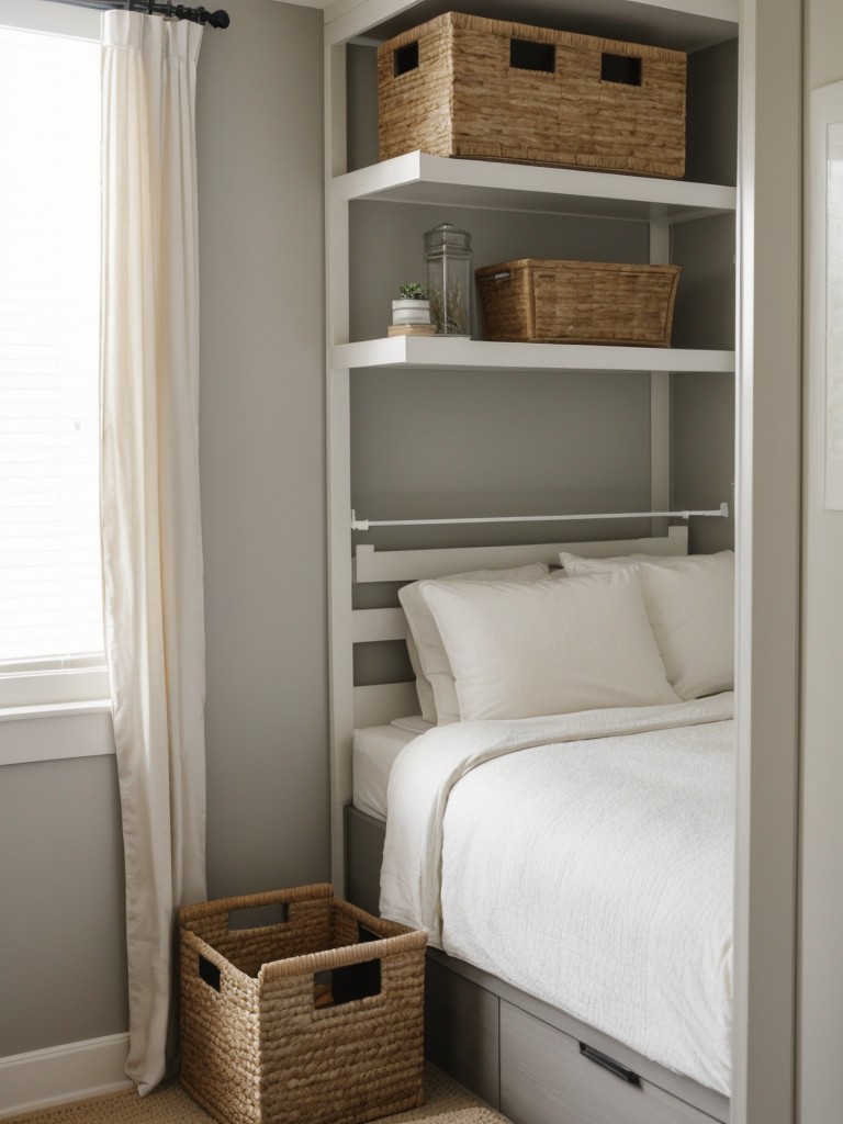 Apartment Bliss: Transform Your Bedroom into a Serene Sanctuary with Clever Storage