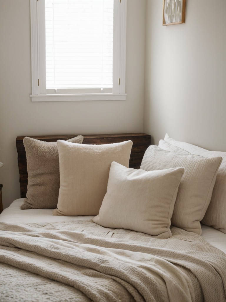 Cozy Apartment Bedroom: Small Space, Big Comfort!