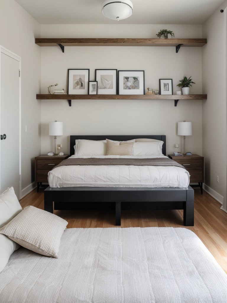 Apart-tidy 101: Maximize Bedroom Space with Floating Shelves