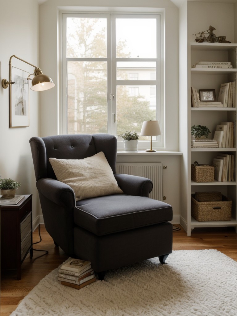 Cozy Bedroom Vibes: Stylish Reading Nook Inspiration!