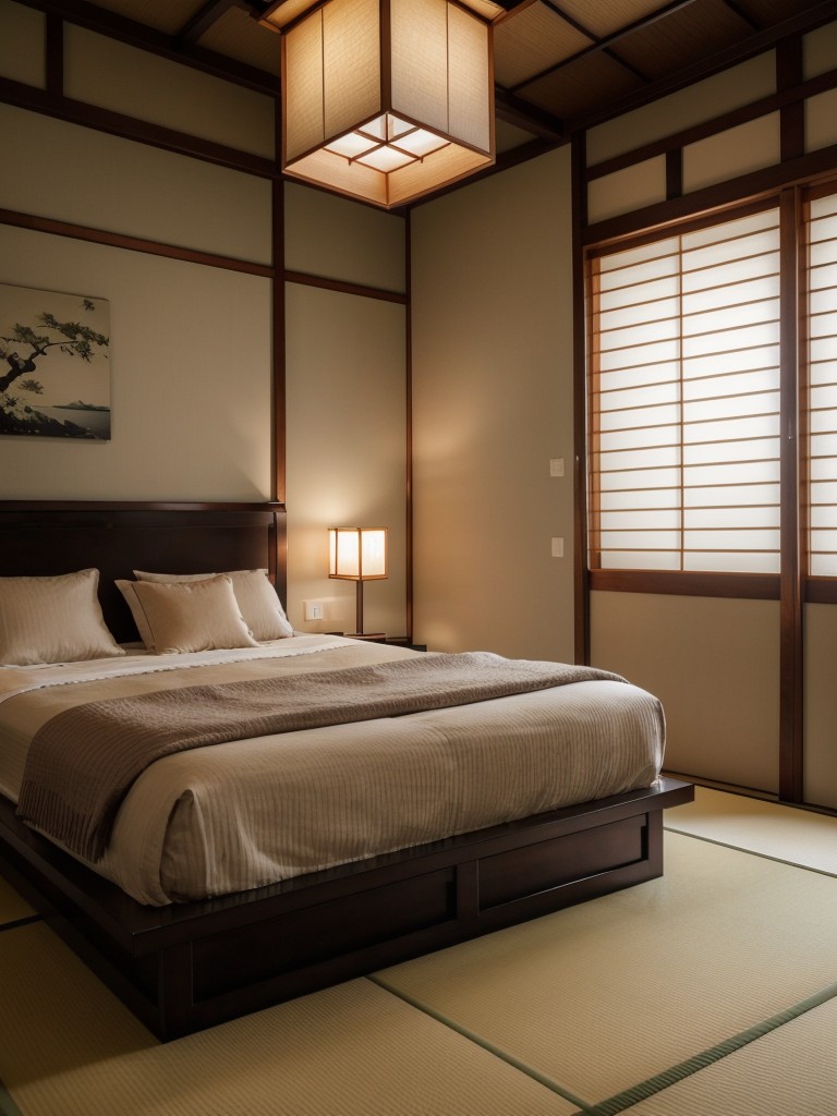 Zen Vibes for a Serene Apartment: Japanese-inspired decor for tranquil living.