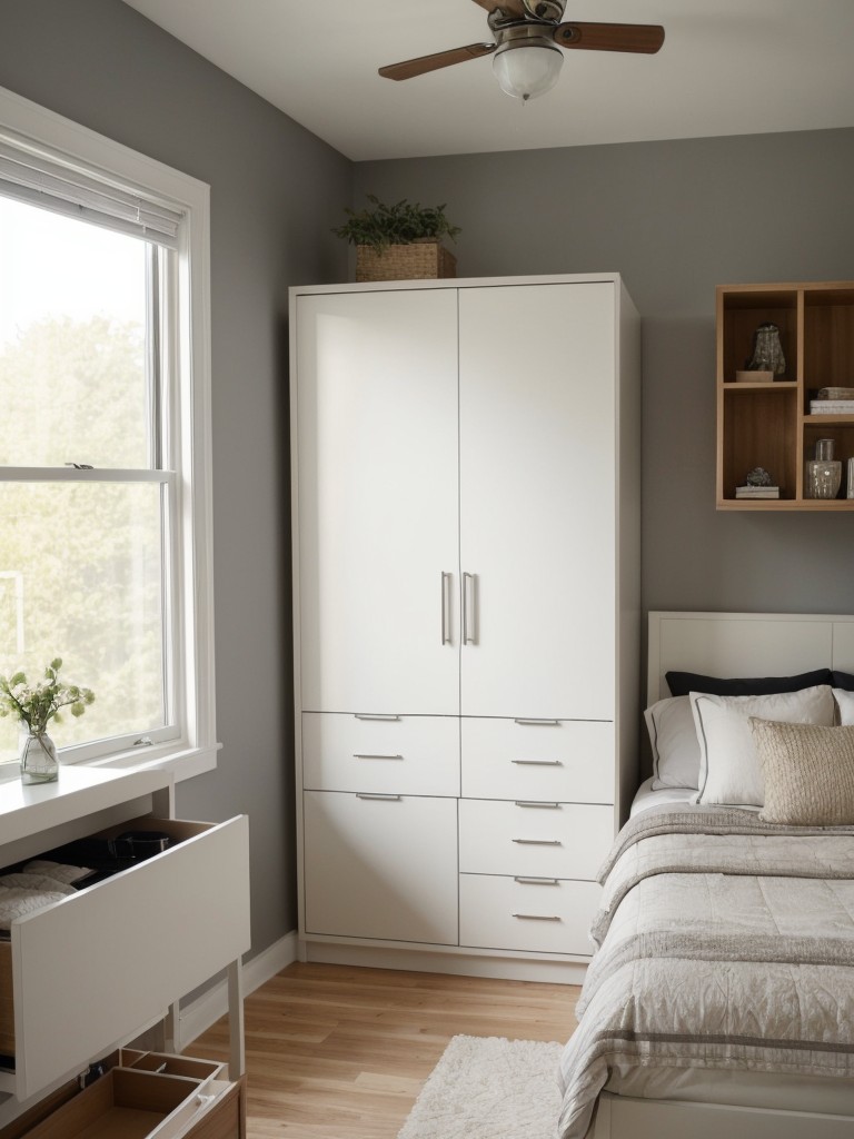 Storage meets style: Small bedroom ideas for a functional apartment!