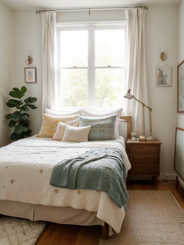 Trendy & Timeless: Eclectic Small Bedroom Decor.