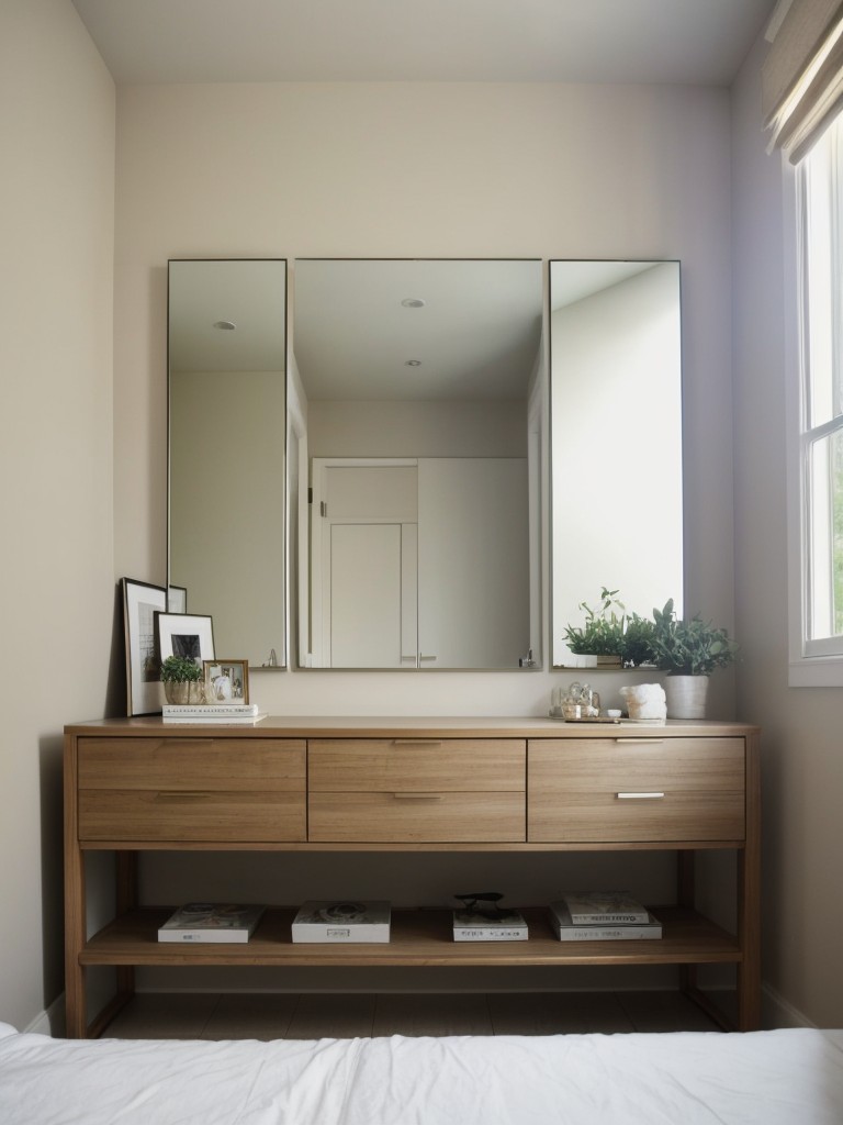 Maximize Your Small Bedroom with Mirrors for an Airy Vibe