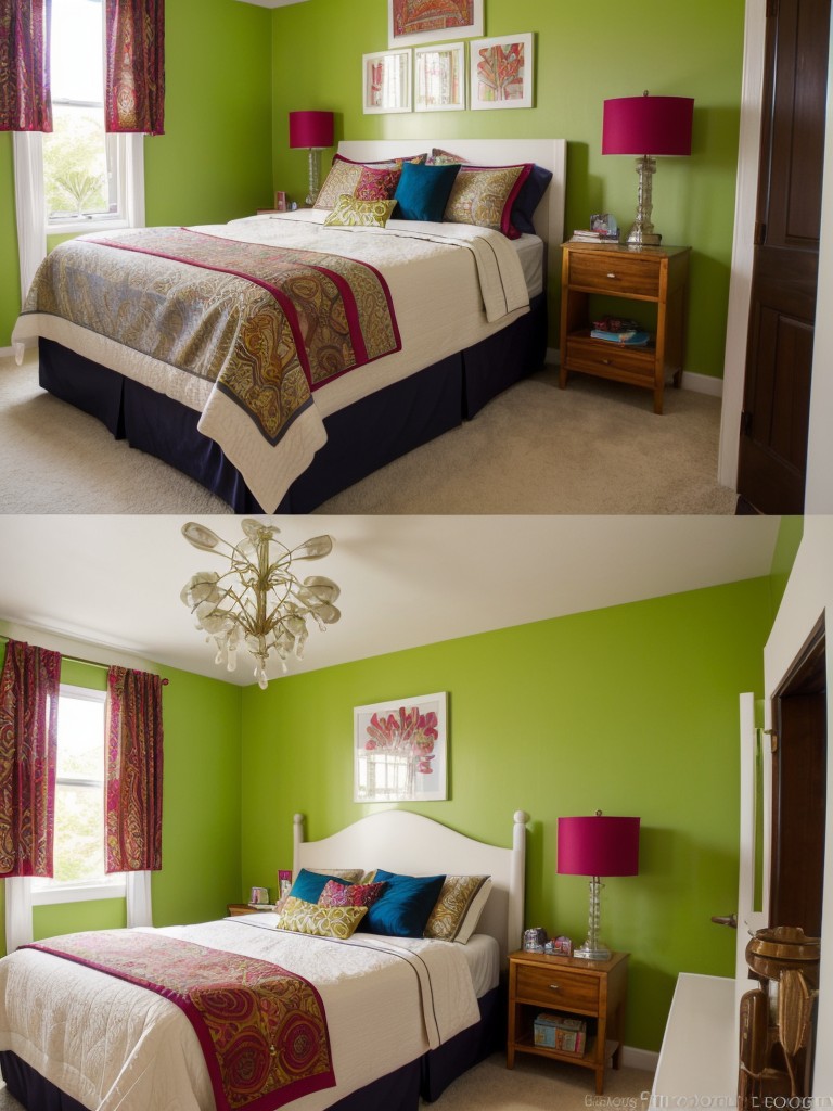 Boho Apartment Bedroom Transformation: Exotic Vibes and Vibrant Colors!