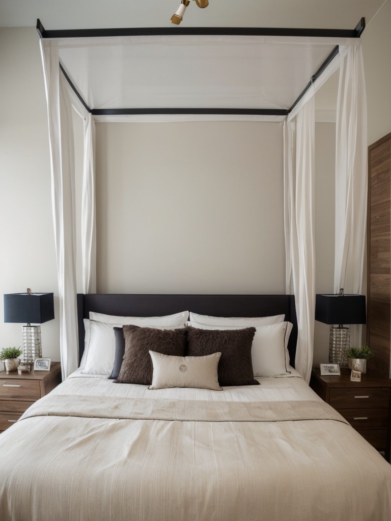 Luxe Vibes: Elevate Your Small Bedroom with a Canopy Bed