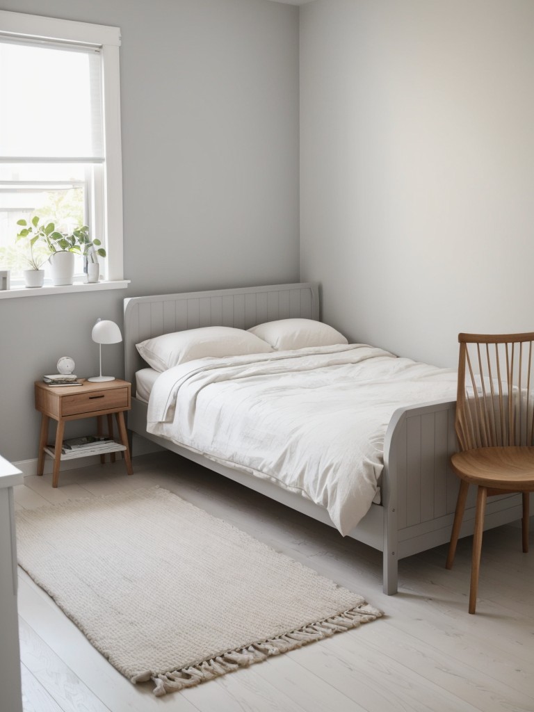 Minimalistic Scandinavian Bedroom: Embrace Bold Colors!