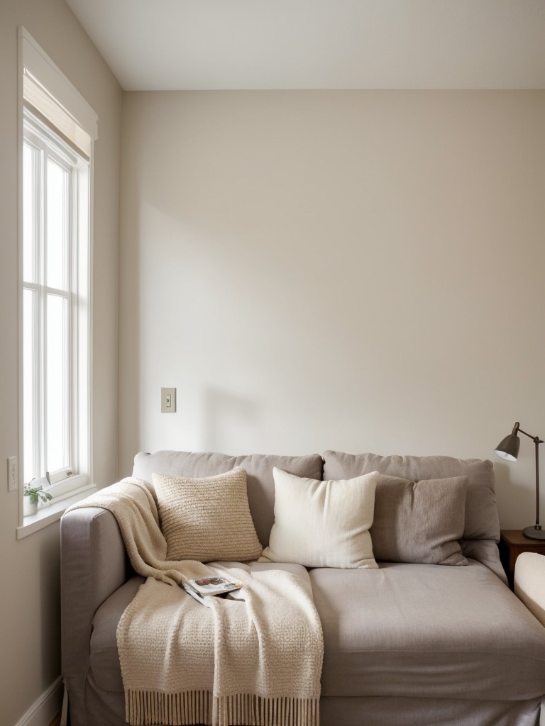 Cozy Apartment Bedroom: Dreamy Space to Relax.