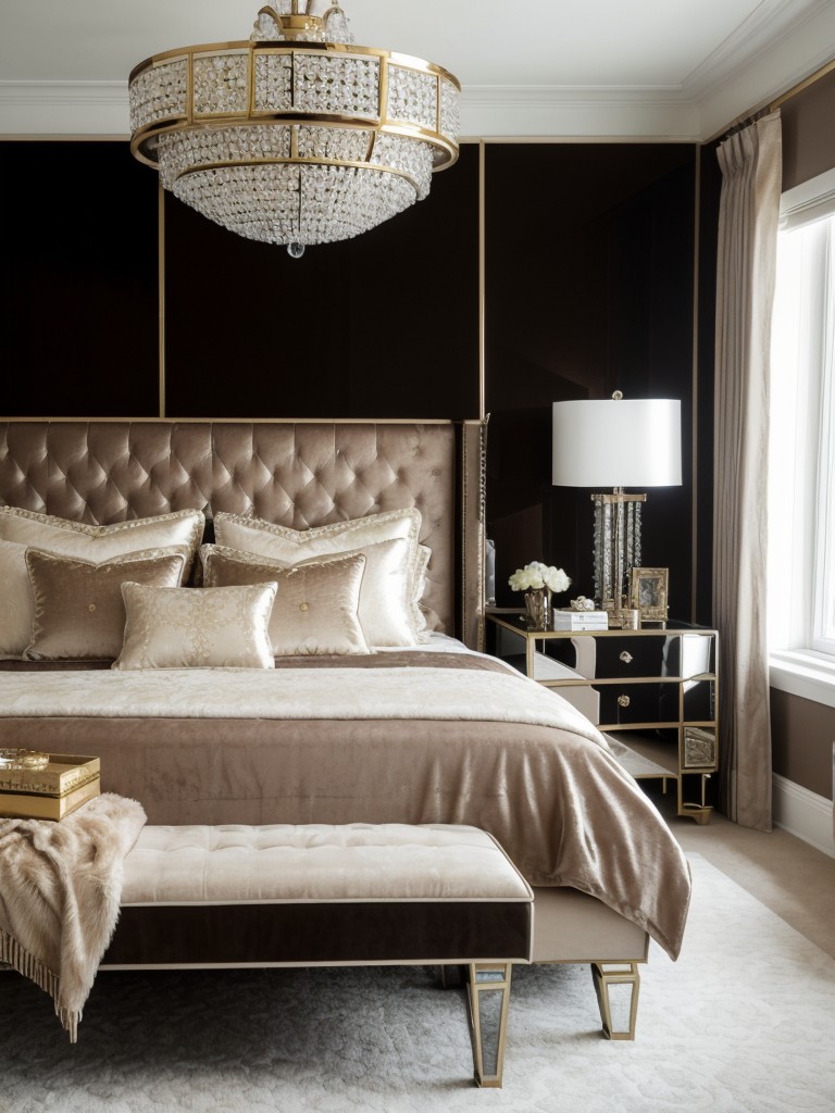 Glamorous Bedroom Decor: Luxe Vibes with Patterns & Textures!