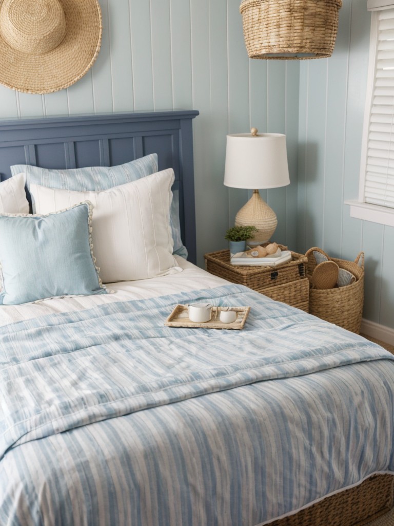 Coastal Oasis: Nautical Decor for a Serene Bedroom.