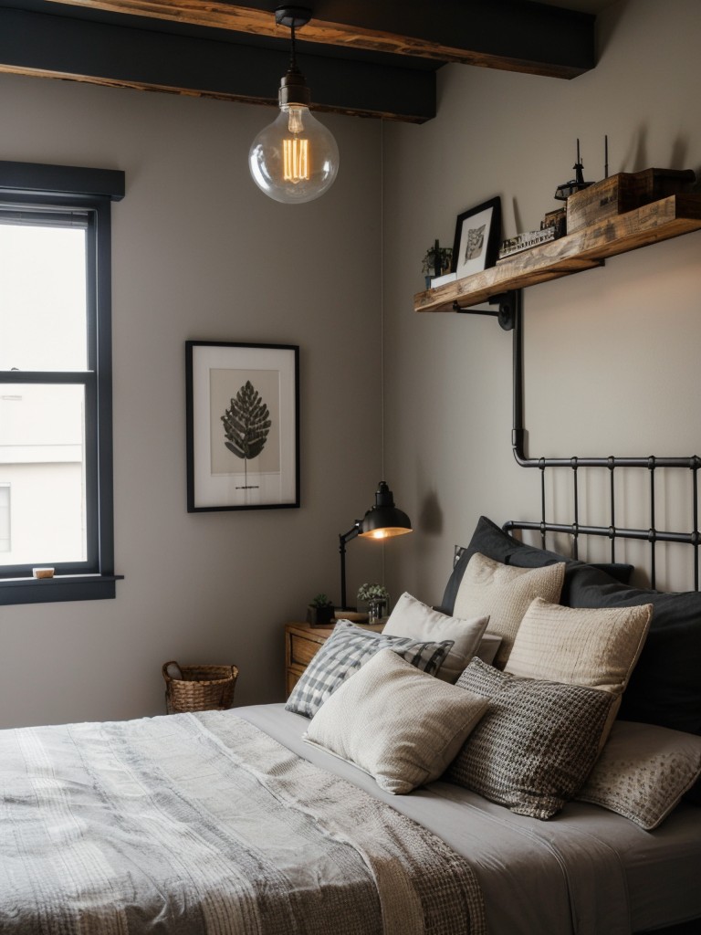 Industrial Chic: Small Bedroom Decor Ideas!