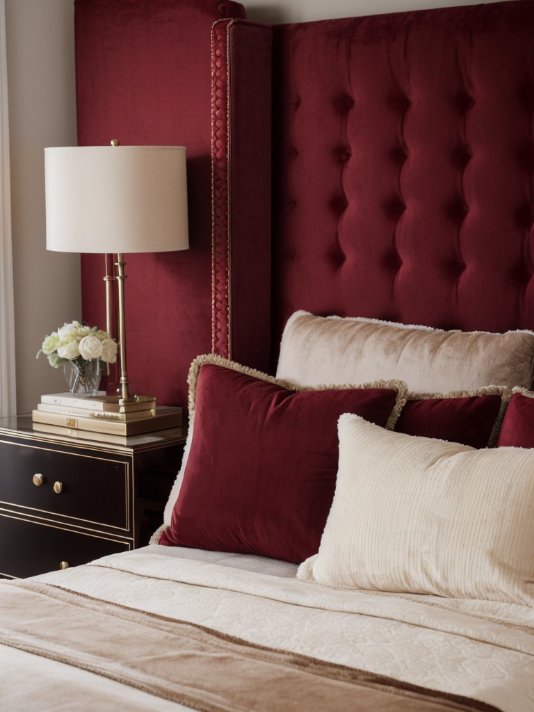 Elevate Your Apartment Bedroom: Luxe Velvet Touch