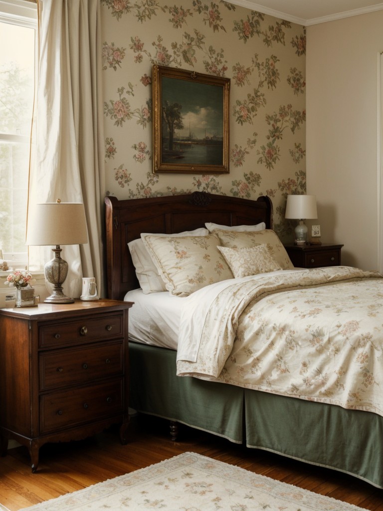 Vintage Vibes: Transform Your Apartment Bedroom with Antique Furniture and Decor