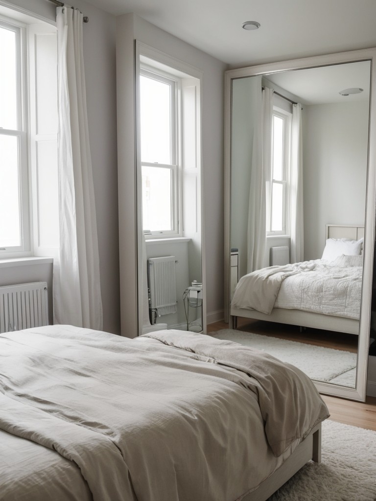 Mirror Magic: Transform Your Apartment Bedroom with a Full-Length Mirror