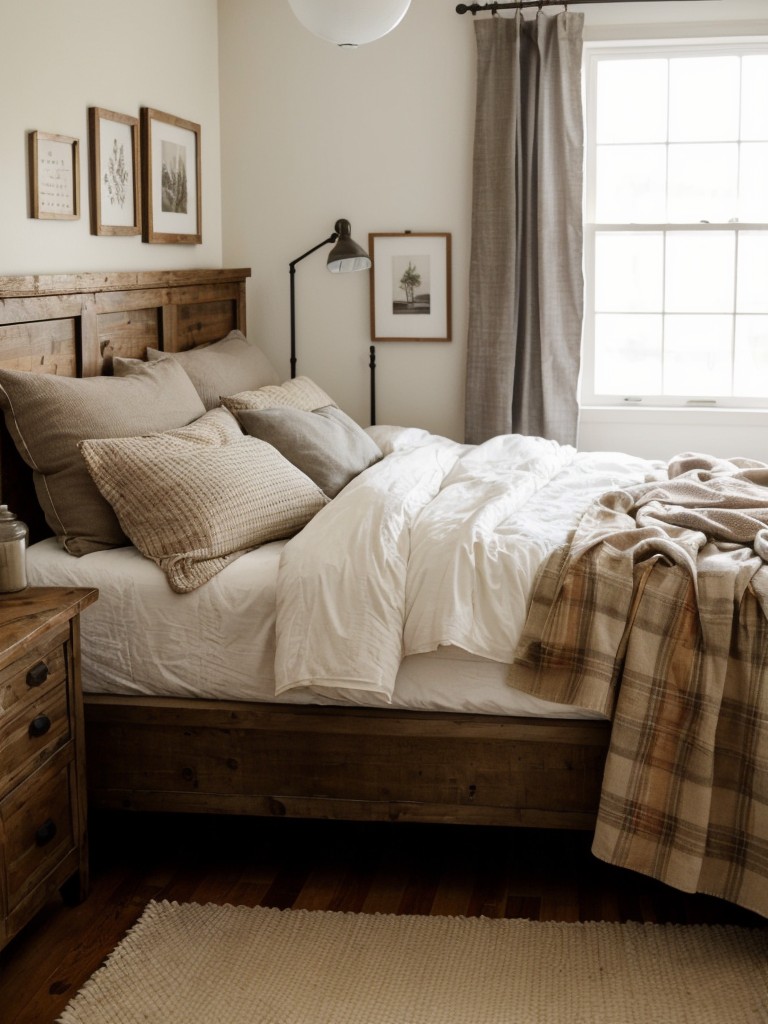 Minimalist Farmhouse Bedroom Decor: Rustic Charm & Cozy Vibes!