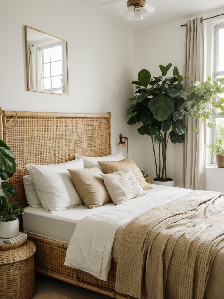 Serene Nature-Inspired Bedroom Ideas for Clutter-Free Bliss.