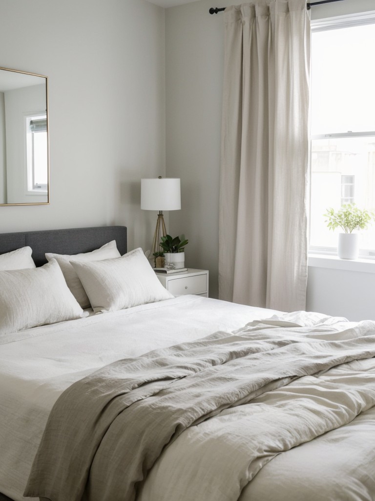 Serene & Minimalist Apartment Bedroom: Create Your Oasis