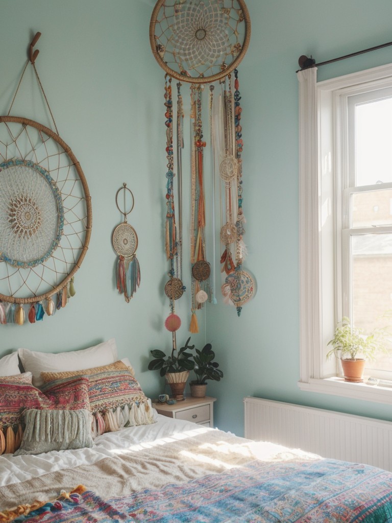 Whimsical Dream Catcher Decor for Boho Apartment Vibes