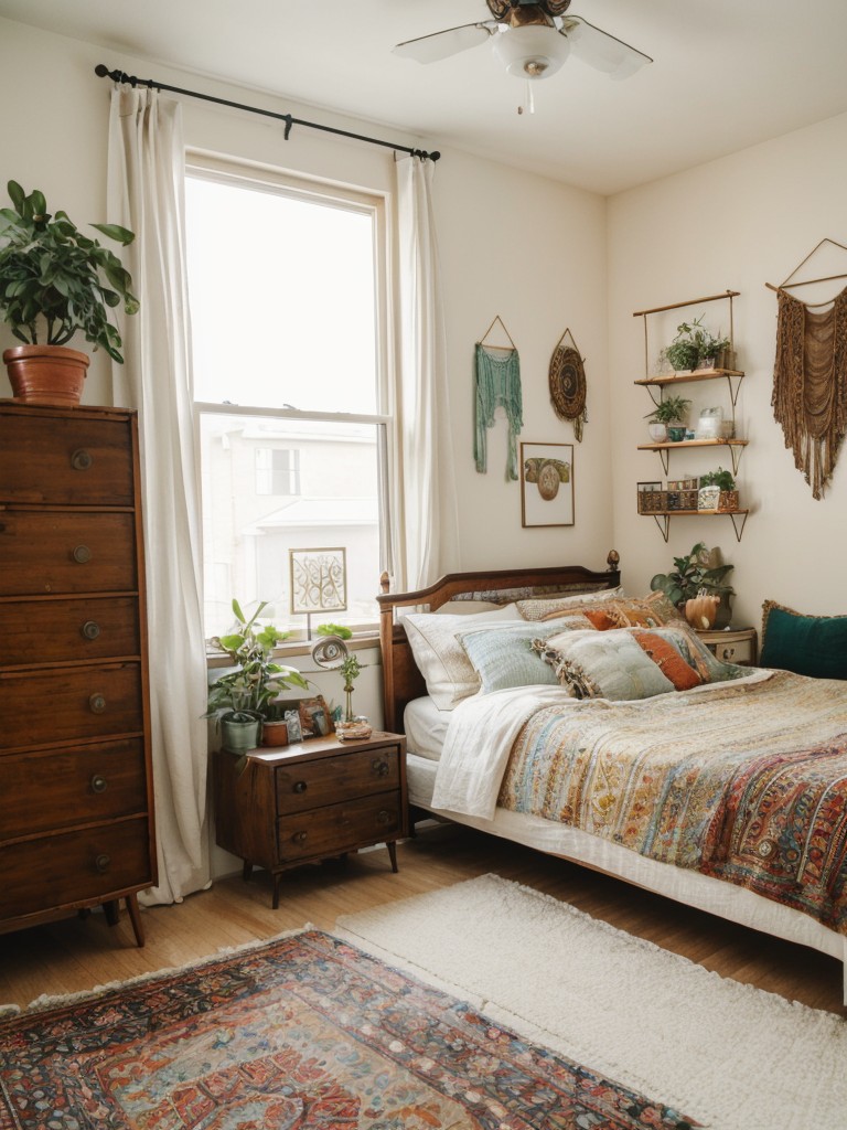 Free Spirited Apartment: Vintage Furniture and Eclectic Decor