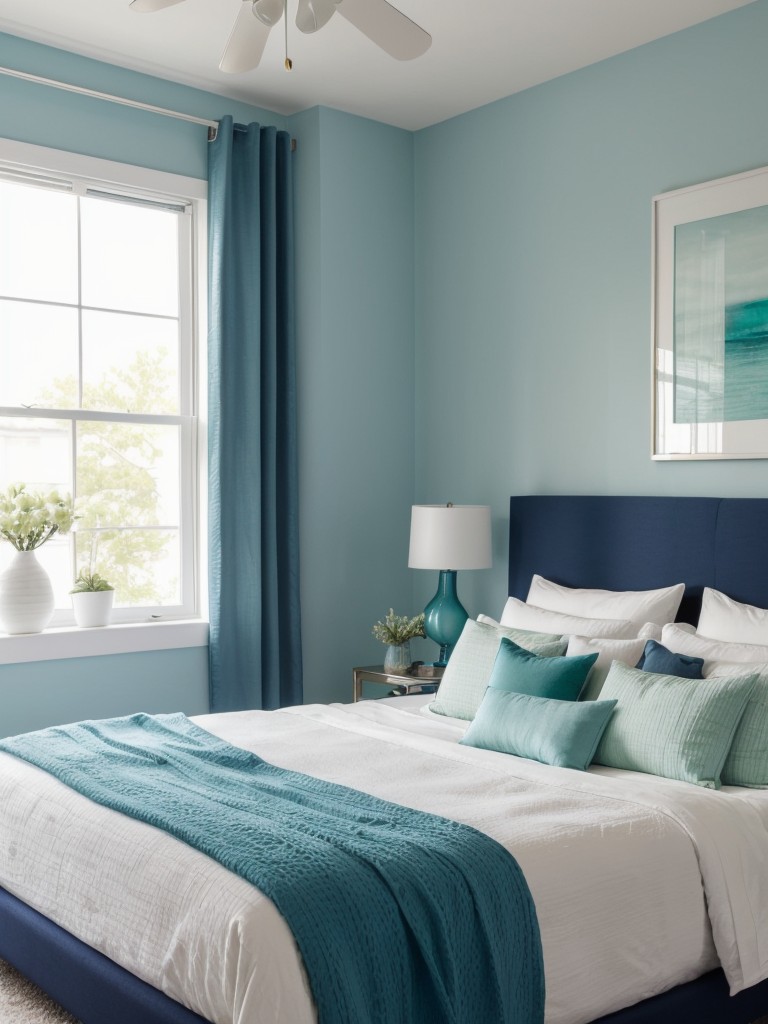 Serene Seaside Vibes: Bedroom Decor Ideas for Apartments