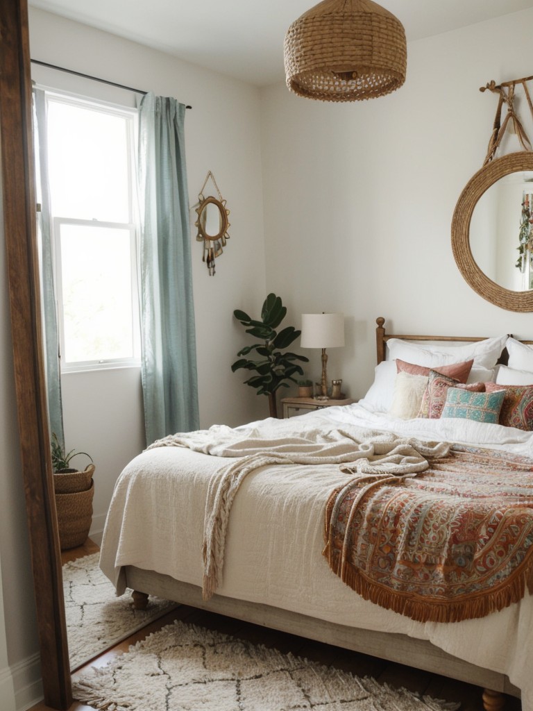 Mirror Magic: Expand Your Apartment with Boho Decor