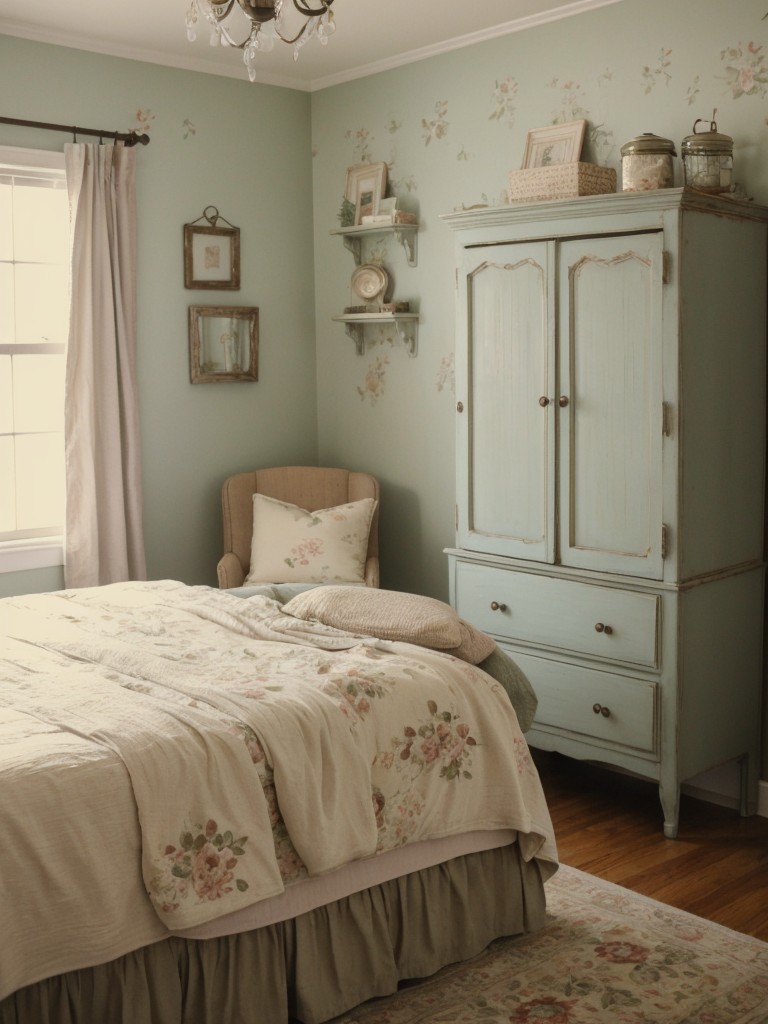 Vintage-inspired Apartment Bedroom Decor: Cozy & Romantic