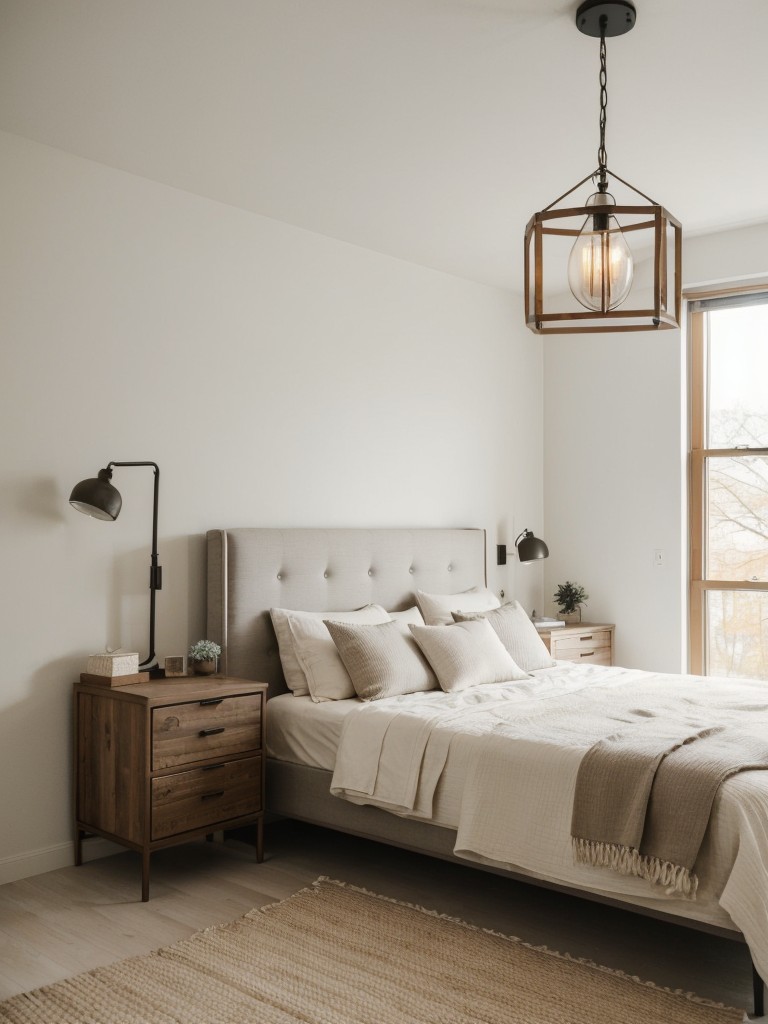 Cozy Minimalism: Apartment Bedroom Ideas with Rustic Charm