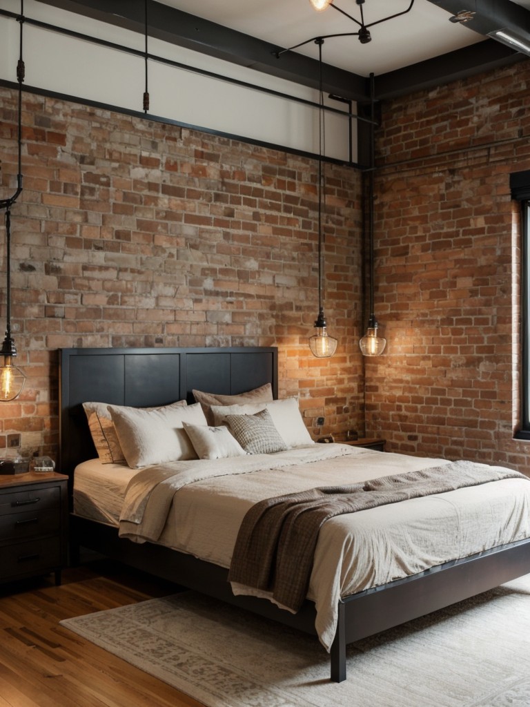 Urban Rustic: Stylish Apartment Bedroom Décor Ideas