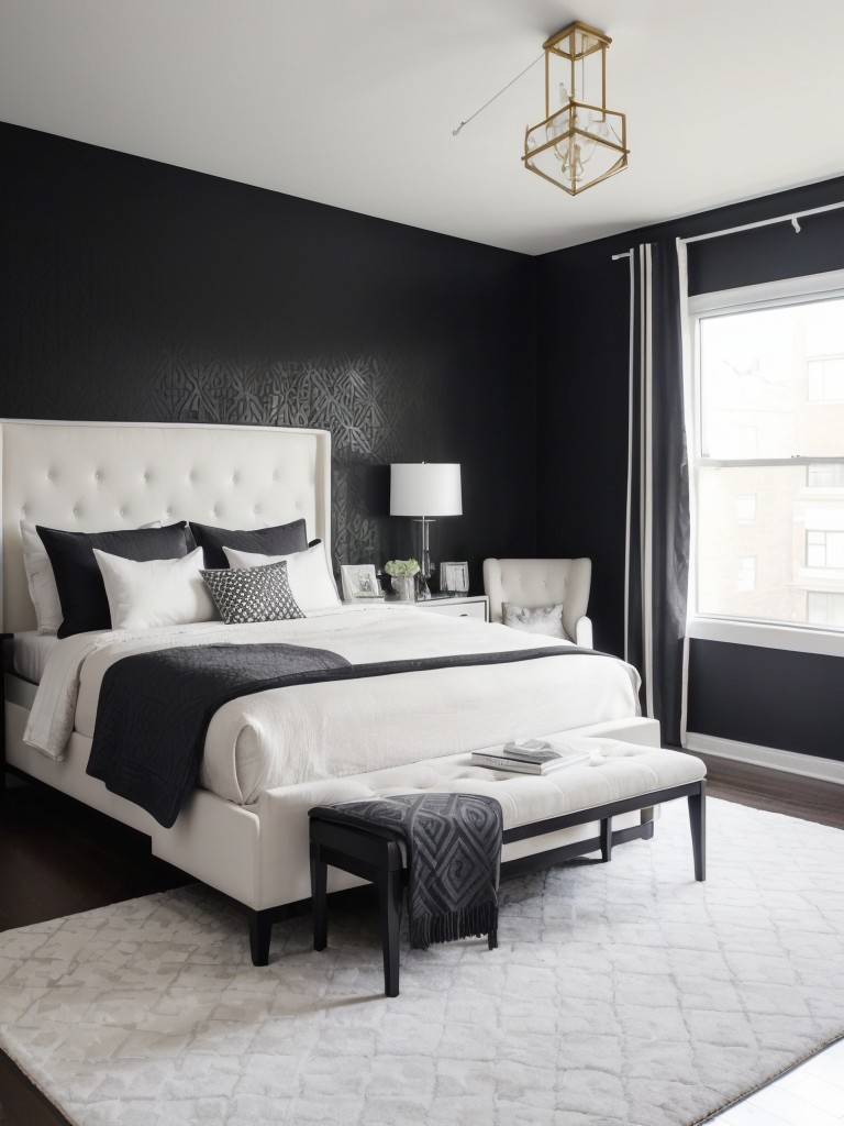 Monochromatic Marvel: Elevate Your Apartment Bedroom Style!