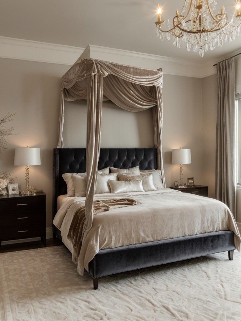 Romantic Apartment Bedroom Ideas: Soft Lights and Luxe Touches.