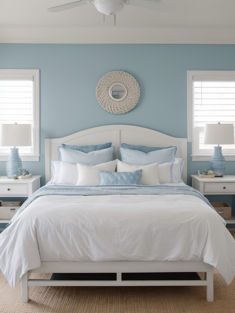 Coastal-Inspired Bedroom: Showcase Your Personality with Unique Apartment Design Ideas!