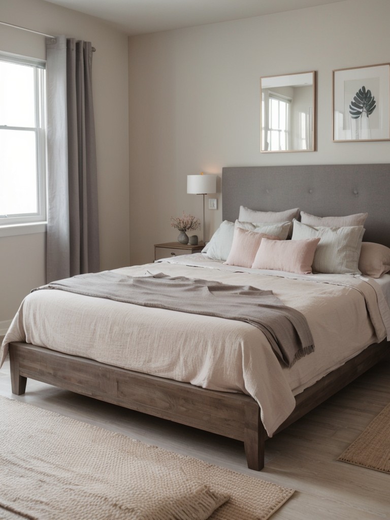 Dreamy Bedroom Decor Tips for Your Apartment: Serene Colors & Natural Textures.