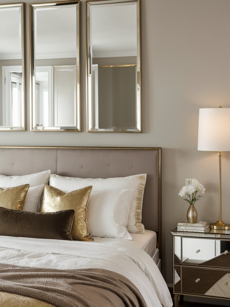 Luxury on a Budget: Apartment Bedroom Decor Ideas with Metallic Accents