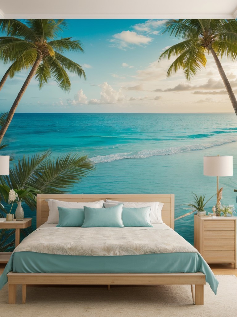 Tropical Escape: Stunning Apartment Bedroom Decor to Transport You to Paradise!