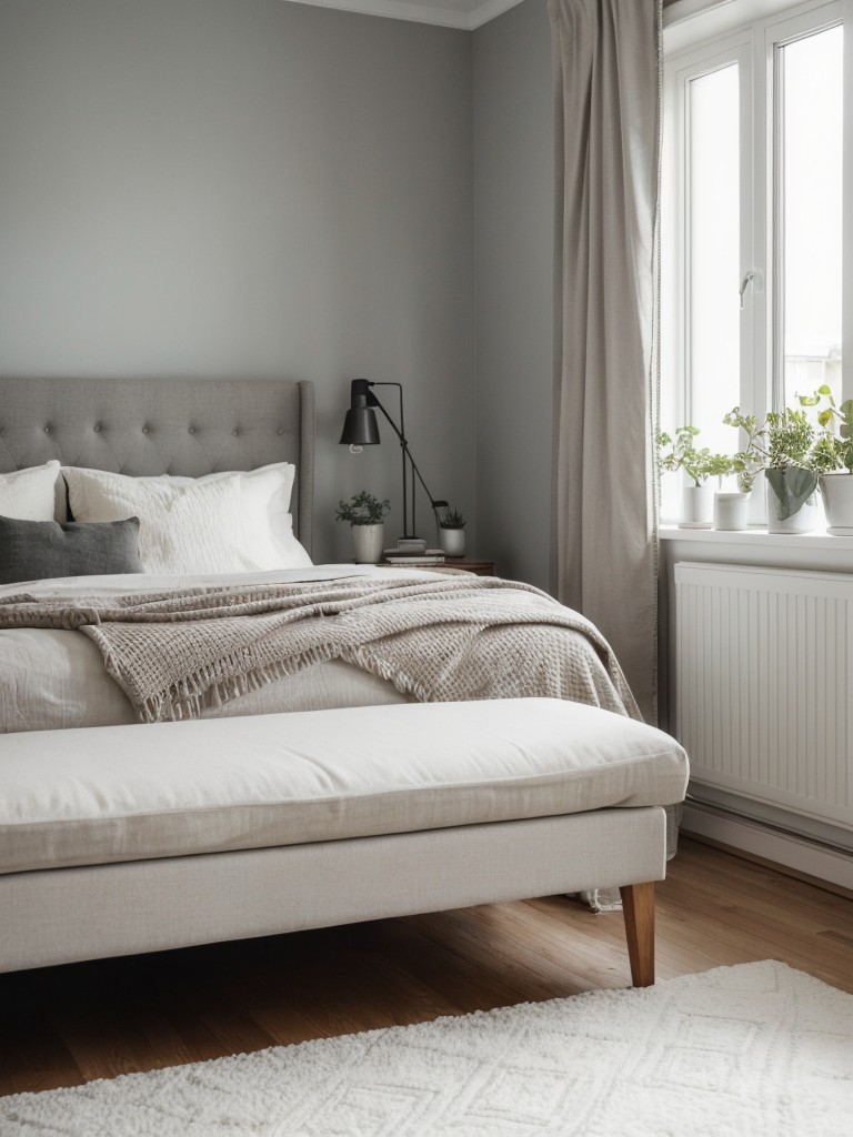 Cozy Minimalism: Scandinavian-Inspired Apartment Bedroom Makeover!