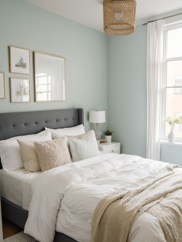 Small Space Solutions: Apartment Bedroom Decor Tips for a Bright and Airy Vibe.