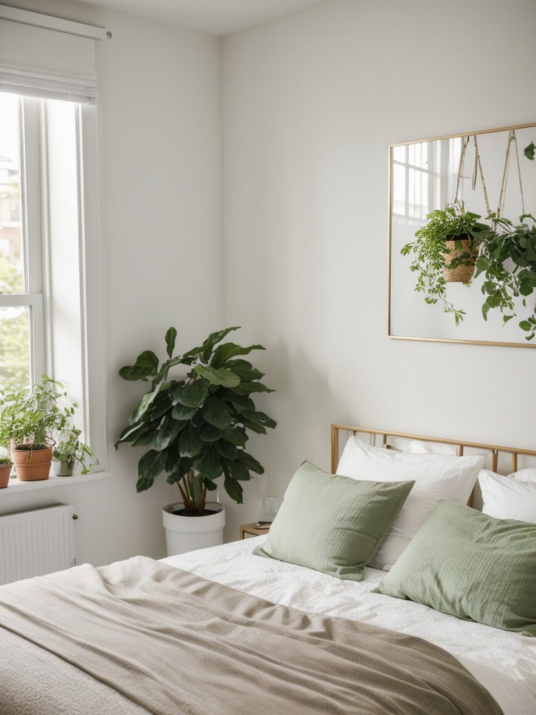 Small Space Serenity: Bring Nature Indoors with Stylish Bedroom Greenery!