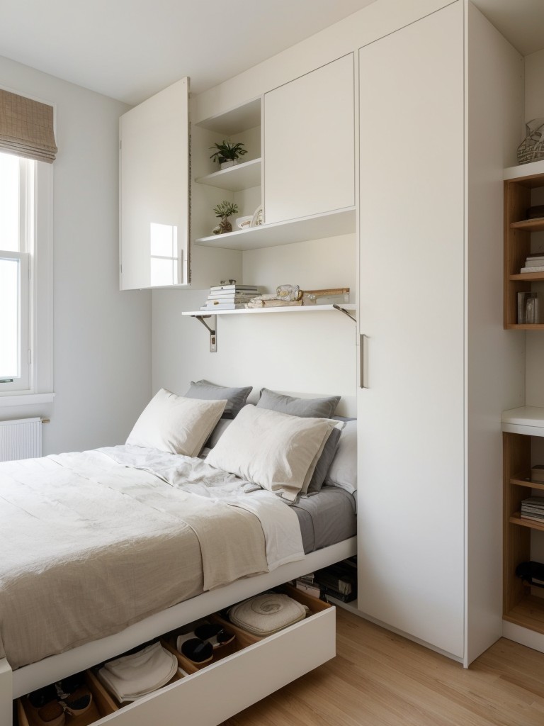 Maximize Your Small Apartment with Clever Bedroom Storage Solutions!